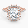 Sun Radiant Lab Grown Diamond Engagement Ring