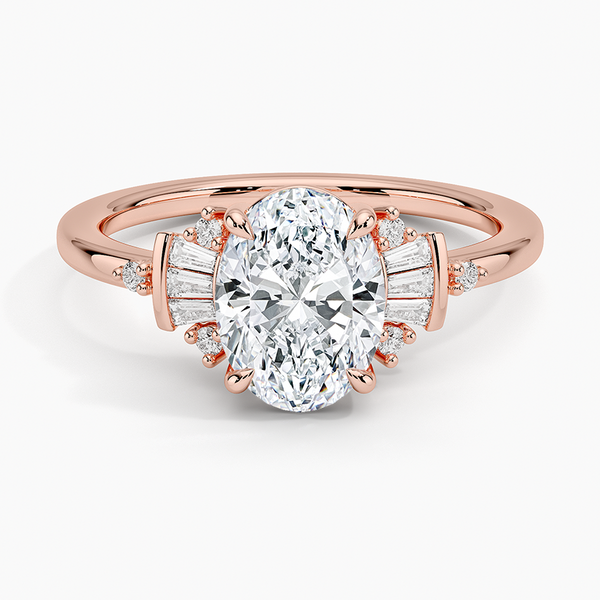 Sunshine Oval Lab Grown Diamond Engagement Ring