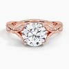 Petunia Round Lab Diamond Engagement Ring