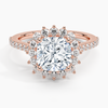 Sun Cushion Lab Grown Diamond Engagement Ring