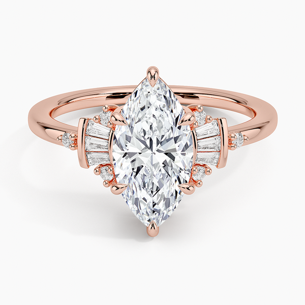 Sunshine Marquise Lab Grown Diamond Engagement Ring