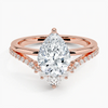Asma Pear Lab Grown Diamond Engagement Ring