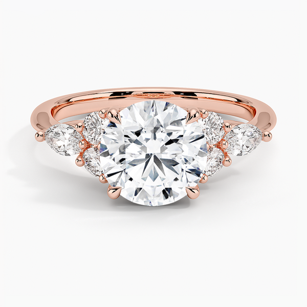 Nazia Round Lab Grown Diamond Engagement Ring