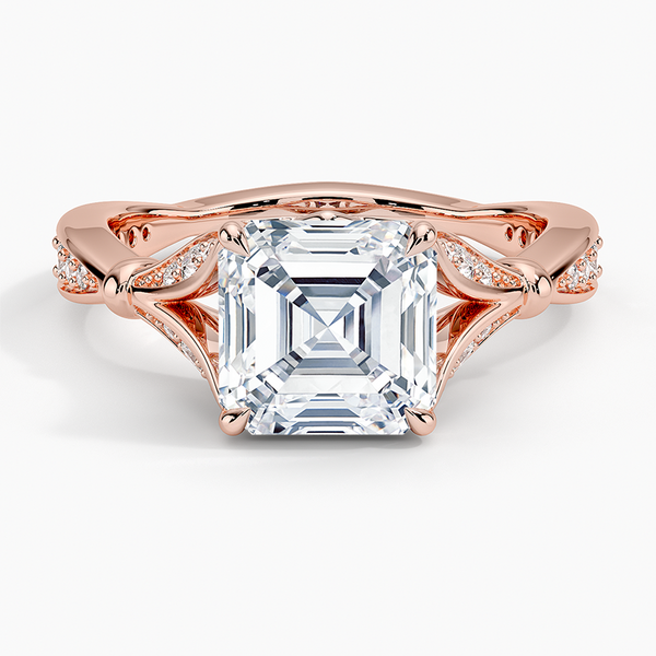 Petunia Asscher Lab Diamond Engagement Ring