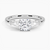 Trifecta Cushion Lab Grown Diamond Engagement Ring