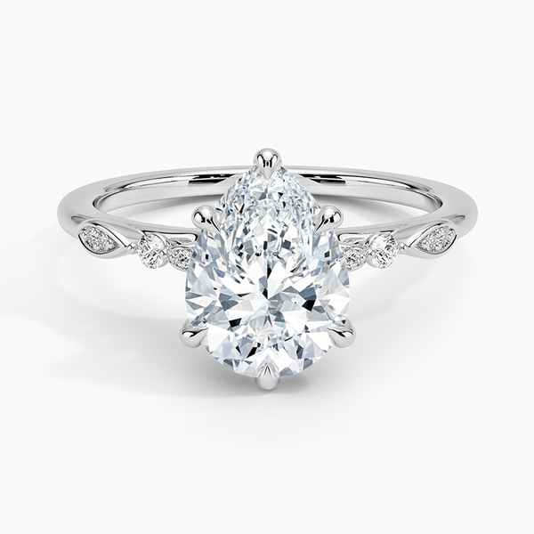 Rachel Pear Lab Grown Diamond Engagement Ring