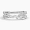 CrissCross Diamond Eternity Ring