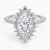 Sun Marquise Lab Grown Diamond Engagement Ring