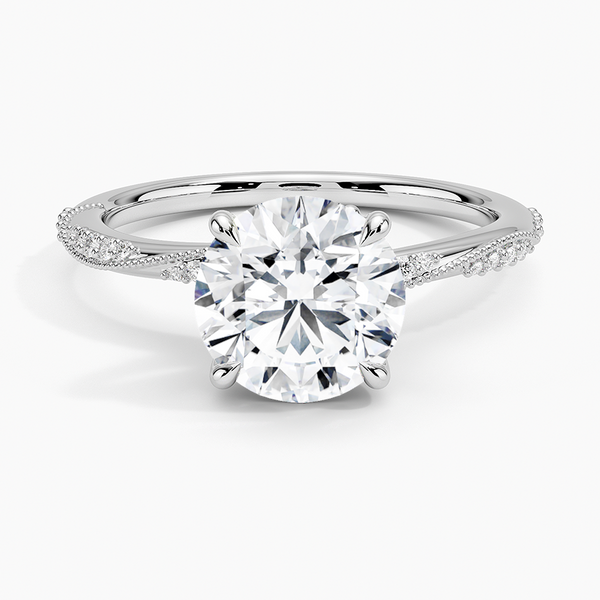 Tyra Round Lab Grown Diamond Ring