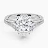 Asma Round Lab Grown Diamond Engagement Ring