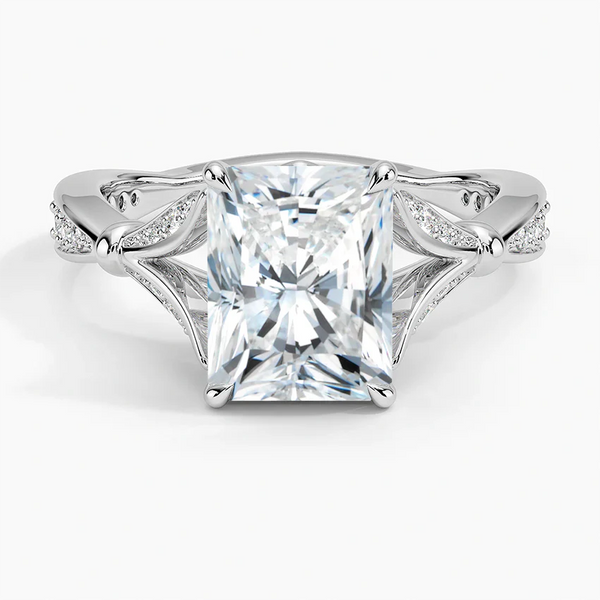 Petunia Radiant Lab Diamond Engagement Ring