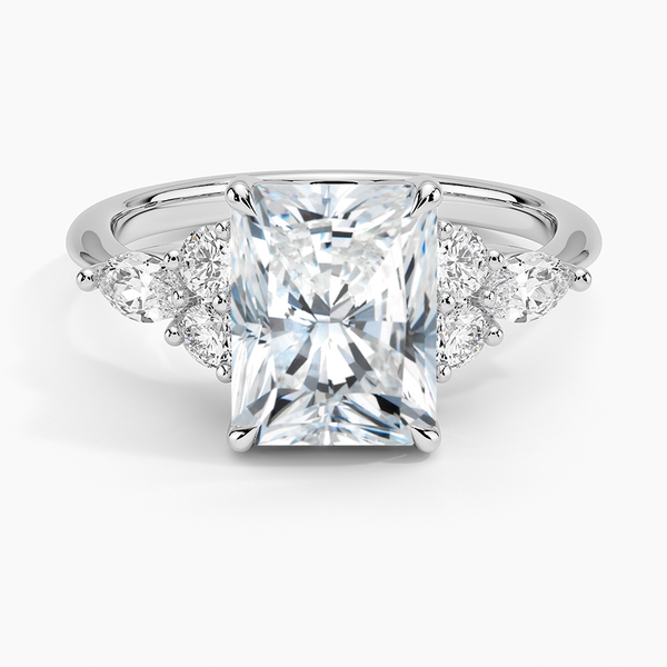 Nazia Radiant Lab Diamond Engagement Ring