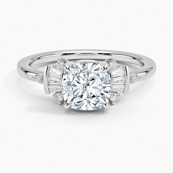 Sunshine Cushion Lab Grown Diamond Engagement Ring
