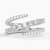 Cyona Baguette and Round Lab Diamond Eternity Ring
