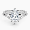 Asma Pear Lab Grown Diamond Engagement Ring