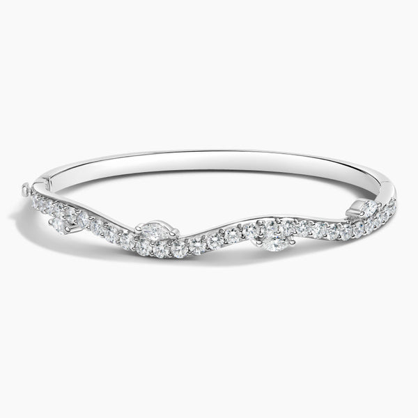 Marquiro Lab Grown Diamond Bangle Bracelet