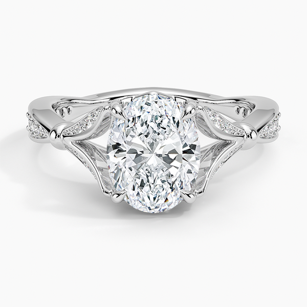 Petunia Oval Lab Diamond Engagement Ring