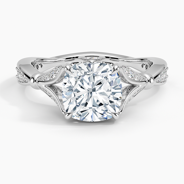 Petunia Cushion Lab Diamond Engagement Ring
