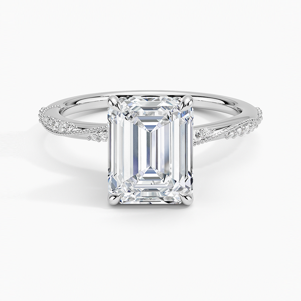 Tyra Emerald Lab Grown Diamond Ring