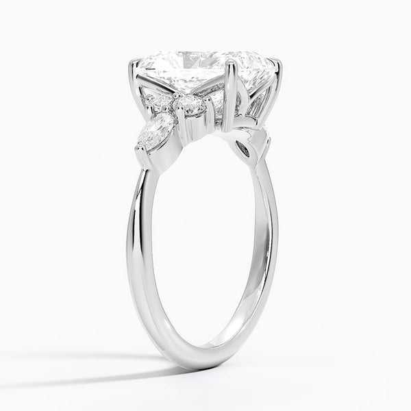 Nazia Radiant Lab Diamond Engagement Ring