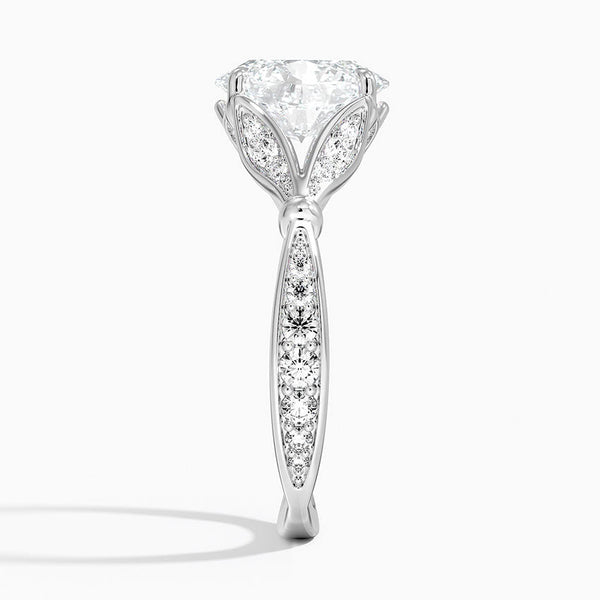 Petunia Oval Lab Diamond Engagement Ring