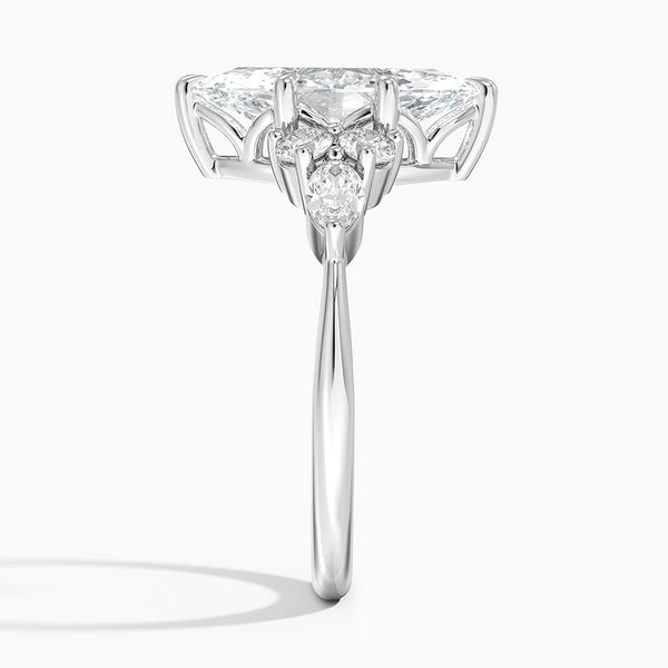Nazia Marquise Lab Diamond Engagement Ring