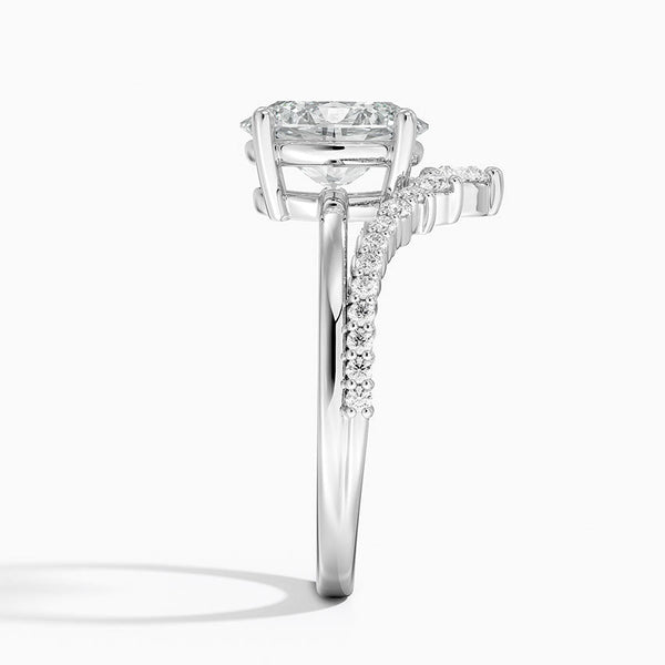 Asma Oval Lab Grown Diamond Engagement Ring