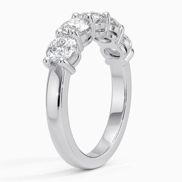 Penta Round Diamond Ring