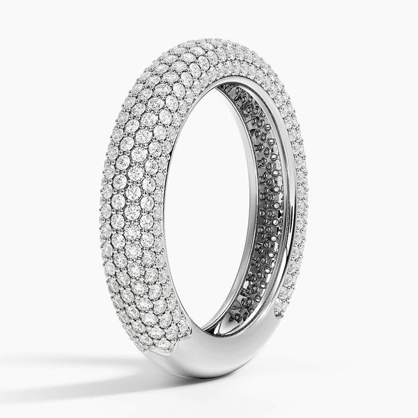 Tube Diamond Eternity Ring