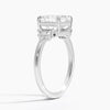 Sunshine Asscher Lab Grown Diamond Engagement Ring