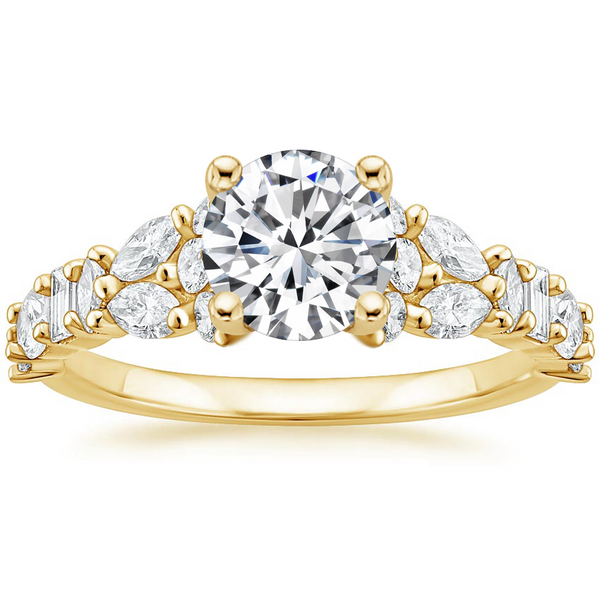 Miraka Round Lab Grown Diamond Engagement Ring