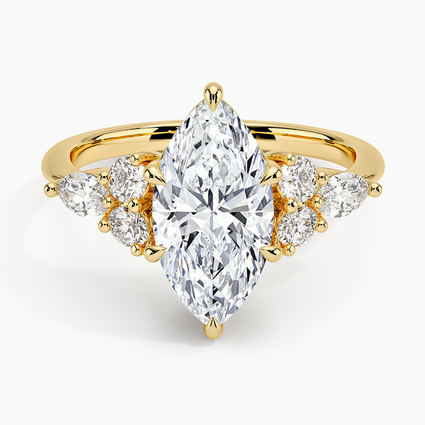 Nazia Marquise Lab Diamond Engagement Ring