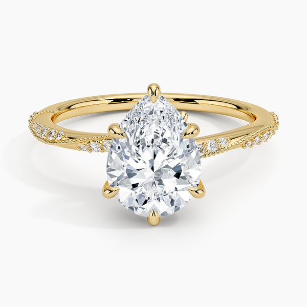 Tyra Pear Lab Grown Diamond Ring