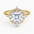 Delilah Asscher Lab Grown Diamond Engagement Ring