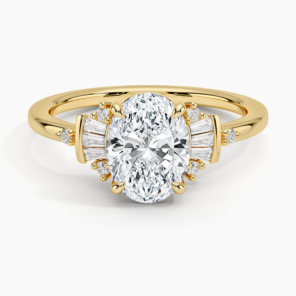 Sunshine Oval Lab Grown Diamond Engagement Ring
