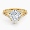 Asma Cushion Lab Grown Diamond Engagement Ring