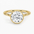 Mahi Bezel Round Lab Grown Diamond Engagement Ring
