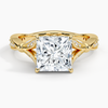 Petunia Princess Lab Diamond Engagement Ring
