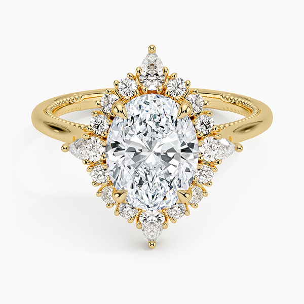 Delilah Oval Lab Grown Diamond Engagement Ring