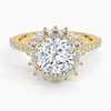 Sun Cushion Lab Grown Diamond Engagement Ring