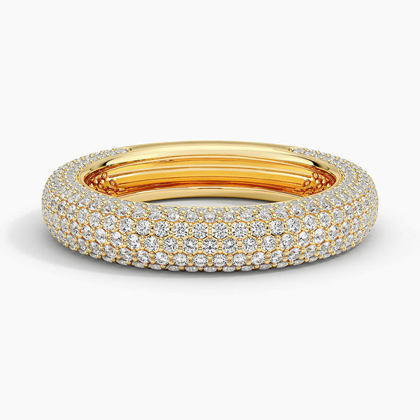 Tube Diamond Eternity Ring