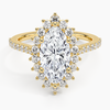 Sun Marquise Lab Grown Diamond Engagement Ring