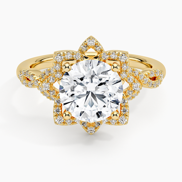 Lilian Round Lab Grown Diamond Engagement Ring