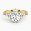 Nazia Pear Lab Diamond Engagement Ring