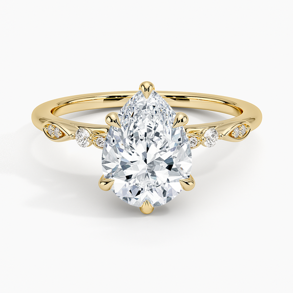 Rachel Pear Lab Grown Diamond Engagement Ring
