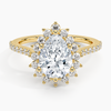 Sun Pear Lab Grown Diamond Engagement Ring