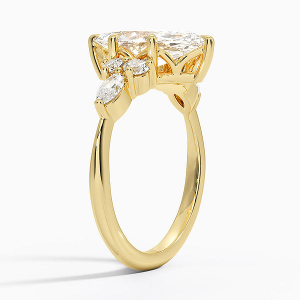 Nazia Marquise Lab Diamond Engagement Ring