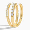 Cyona Baguette and Round Lab Diamond Eternity Ring