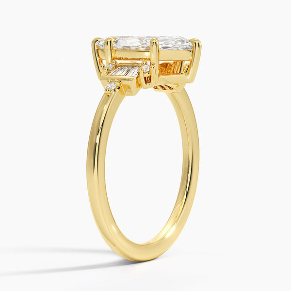 Sunshine Marquise Lab Grown Diamond Engagement Ring